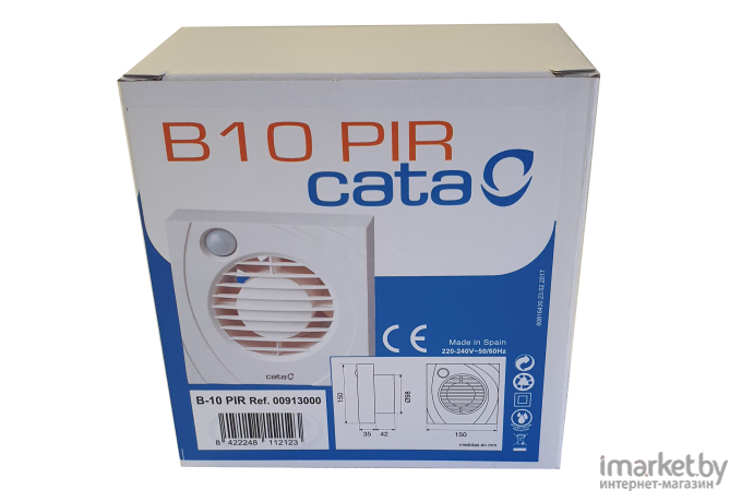 Осевой вентилятор CATA B-10 PIR
