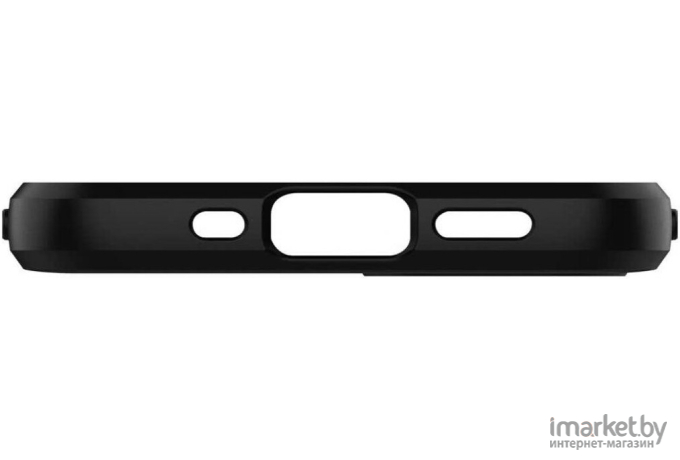 Чехол для iPhone 12 Mini гелевый Spigen Rugged Armor черный