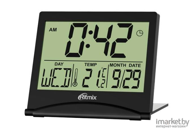 Часы-будильник Ritmix CAT-042 Black