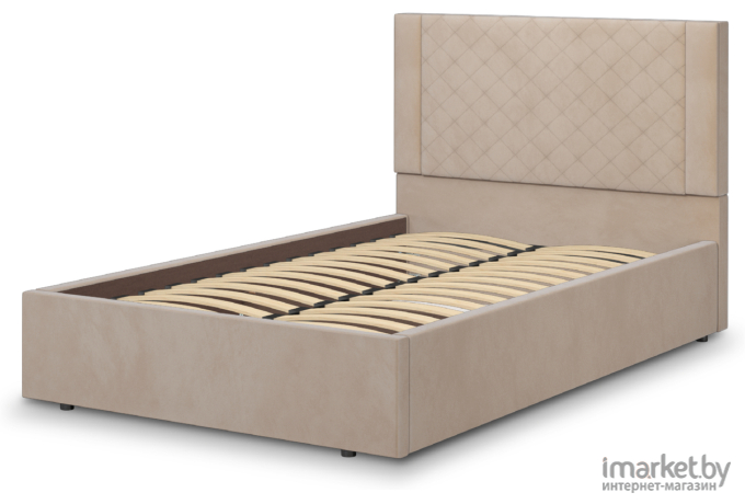 Кровать мягкая Аквилон Женева 12 М (Конфетти мокко)