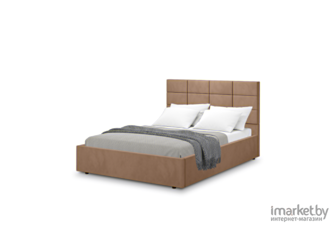 Кровать мягкая Аквилон Тэфи 14 ПМ (Конфетти корица)