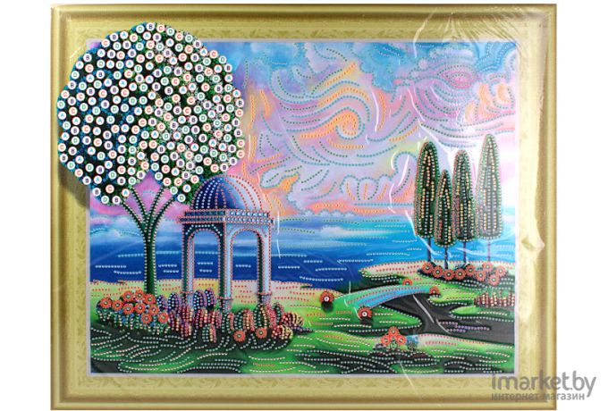 Алмазная живопись Darvish Ротонда под деревом (DV-12412-22)