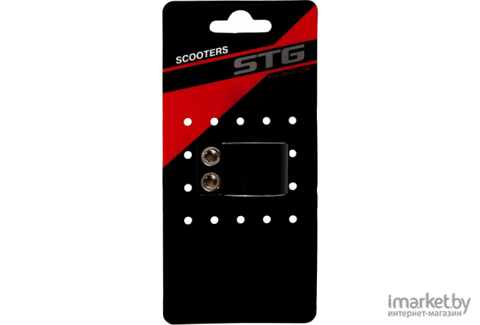 Зажим для самоката STG 34,9 мм для рулей трюковых HIC Standart и Oversize 31,8-34,9 мм черный (Х84090)