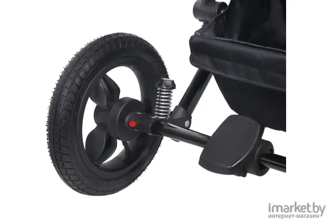 Детская коляска Еду-еду Вояж 2 в 1 темно-серый/изумрудный (KLS0040)