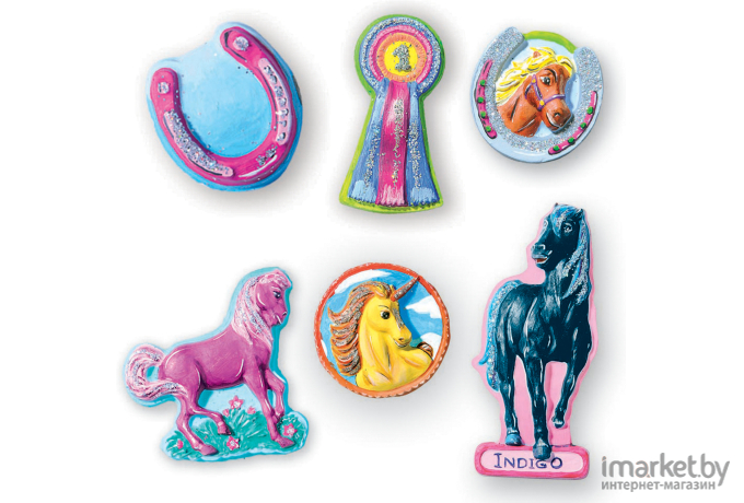 Набор для творчества из гипса детский SES Creative Волшебные лошадки (01155)