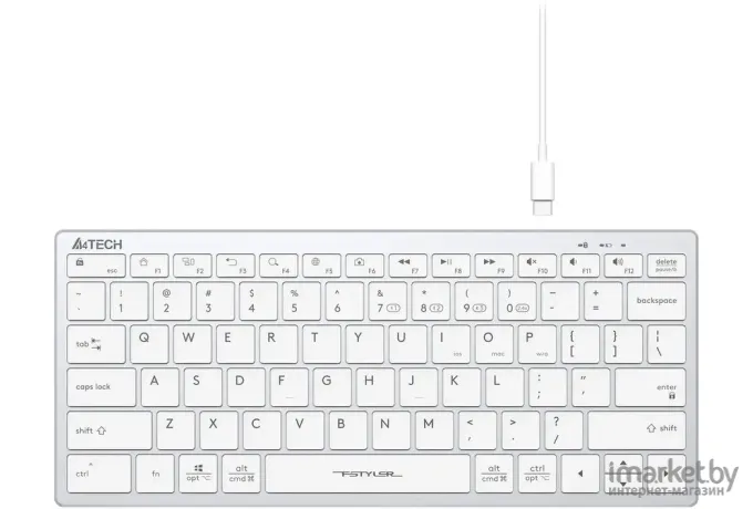 Клавиатура A4Tech Fstyler FBX51C белый