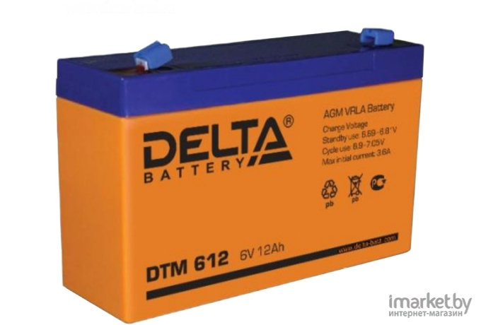 Аккумуляторная батарея для ИБП Delta DTM 612