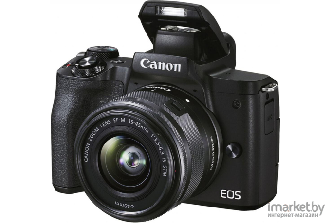 Фотоаппарат Canon EOS M50 MK II черный (4728C043)