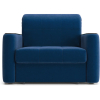 Кресло ЭТОмебель Ницца НПБ 0,8 Velutto 26 синий/накладка венге
