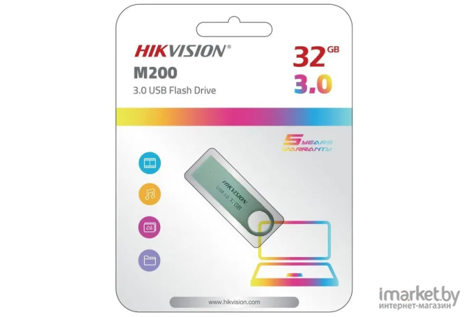 USB Flash Hikvision 32Gb (HS-USB-M200/32G/U3)