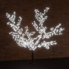 Светодиодное дерево Сакура, выстота 2,4м, диметр кроны 2,0м, белые светодиоды, IP 54, понижающий т