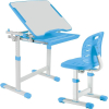 Парта + стул Fun Desk Piccolino III (голубой)