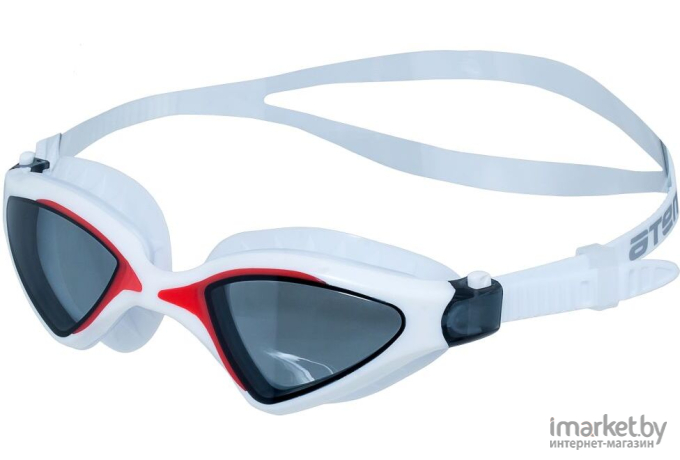 Очки для плавания Atemi N8501 белый/красный