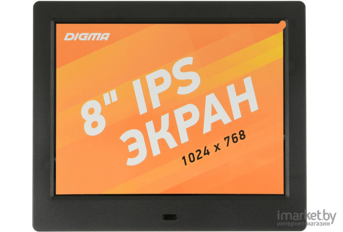 Фоторамка Digma PF-843 IPS 1024x768 черный (PF843BK)