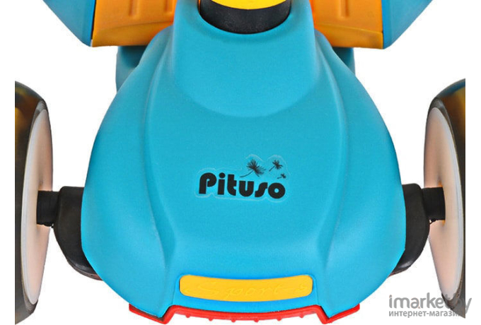 Самокат трехколесный Pituso HD-8814B 3в1 синий