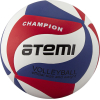 Мяч волейбольный Atemi Champion синтетическая кожа PU Soft синий/белый/красный