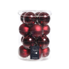 Набор елочных шаров Kaemingk 16 шт. 140732 темно-красный