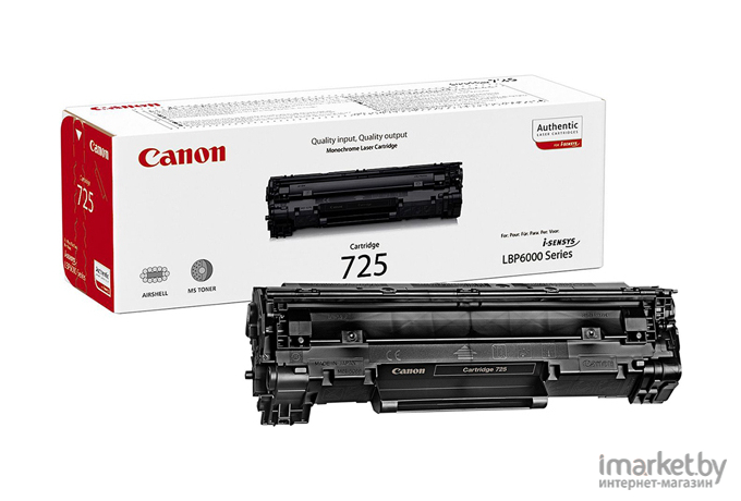 Принтер лазерный Canon i-Sensys LBP6030B + картридж Canon CRG 725 черный (8468B006+3484B002)