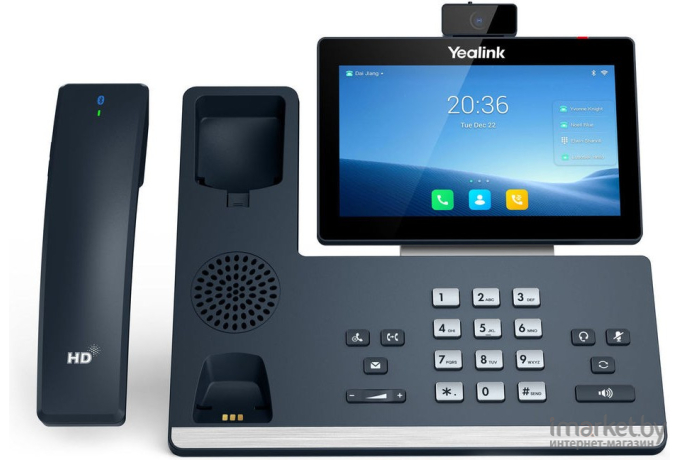 IP-телефон Yealink SIP-T58W Pro with camera черный