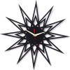Настенные часы Woodary 40см чёрный (2022)