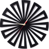 Настенные часы Woodary 30см чёрный (2033)