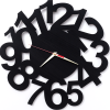 Настенные часы Woodary 30см чёрный (2043)