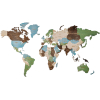 Панно Woodary Карта мира XL (3191)