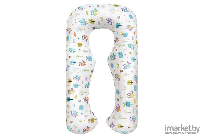 Подушка для беременных Fun Ecotex Совы белый (FE18025)