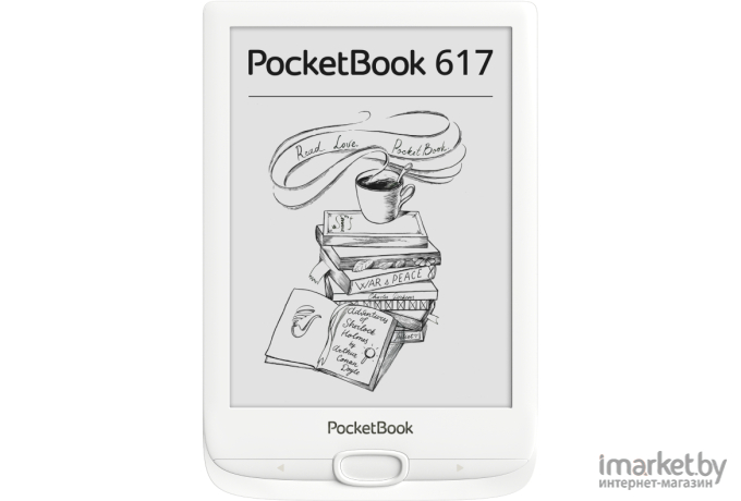 Электронная книга PocketBook 617 белый (PB617-D-RU)