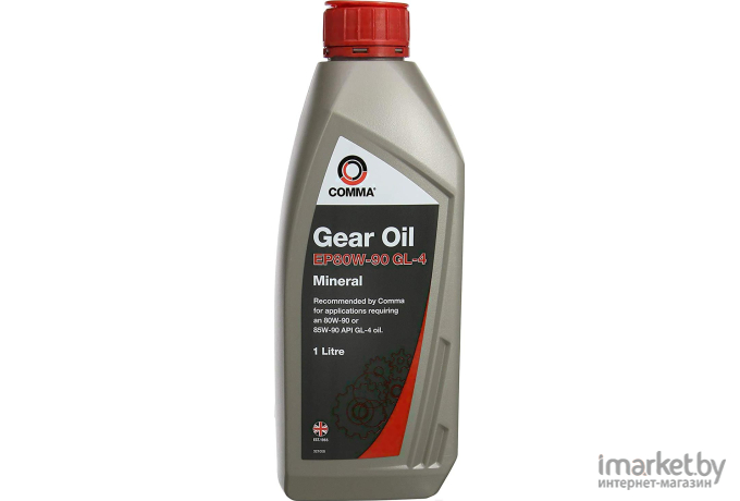 Трансмиссионное масло Comma GEAR OIL EP 80W90 1л (GO41L)