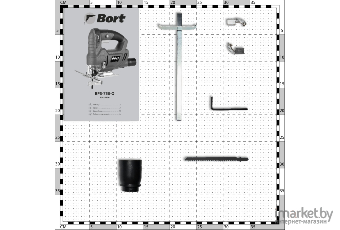 Электролобзик Bort BPS-750-Q (93413106)