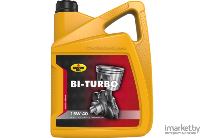 Моторное масло Kroon-Oil Bi-Turbo 15W40 5л (00328)