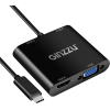 Переходник Ginzzu Type-C в HDMI/D-SUB(VGA)/Audio/Type C(PD) (GC-876HVC)