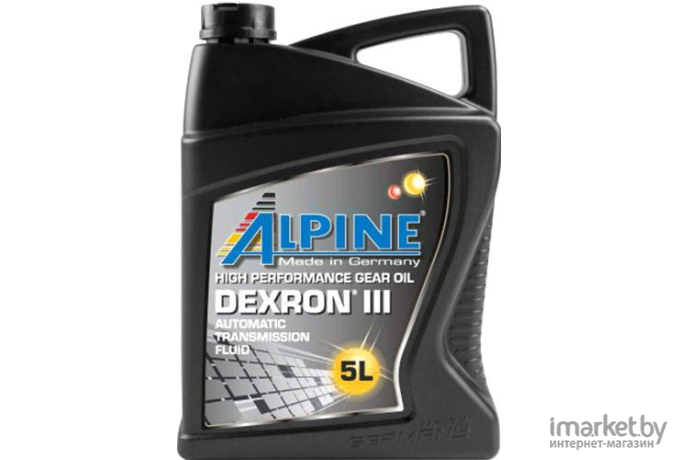 Трансмиссионное масло Alpine ATF Dexron III 5л (0100652/0100672)