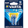 Батарейка LR03 Alkaline (пальчиковая маленькая AAA) Varta Longlife Power упаковка 2 шт.
