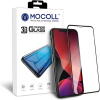 Защитное стекло MOCOLL полноразмерное 3D MIX для iPhone SE 2020 Черное серия Platinum (3DIS)