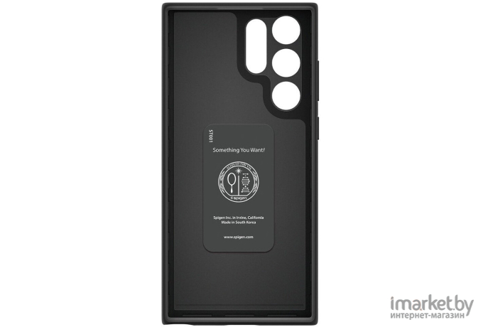 Чехол для телефона Spigen thin fit Galaxy S22 Ultra Black (ACS03911)