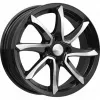 Автомобильные диски SKAD Osaca-mb 15 6 4x100 37 60.1 Black Glossy Polished / Черный глянец с алмазной проточкой