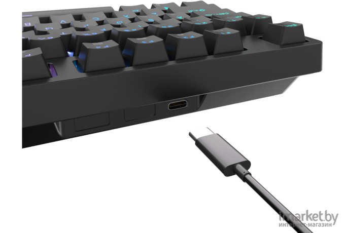 Беспроводная клавиатура Royal Kludge RK84 Black (USB/2.4 GHz/Bluetoth, RGB, Hot Swap, Red switch)