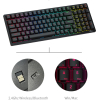 Беспроводная клавиатура Royal Kludge RK98 Black (USB/2.4 GHz/Bluetoth, RGB, Hot Swap, Red switch)