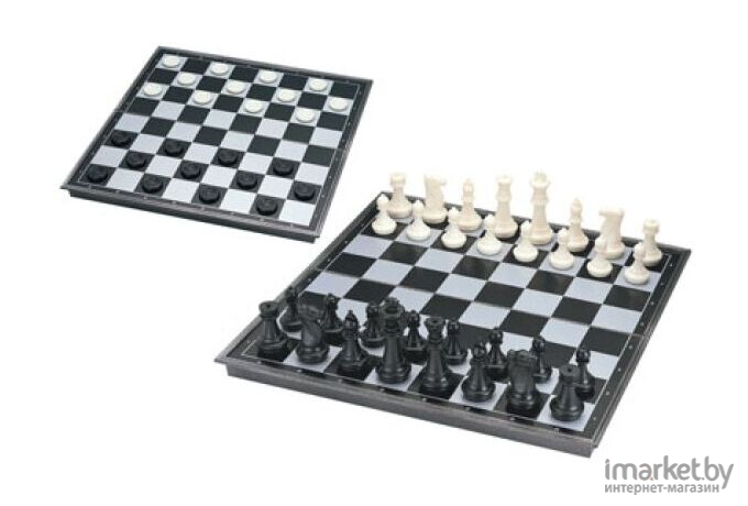 Настольная игра шахматы+шашки 3810-B