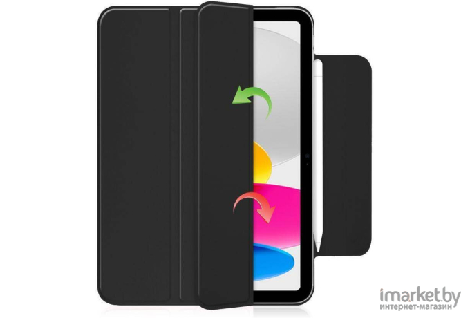 Чехол для планшета Tech-Protect SmartCase Magnetic для iPad 10.9 2022 Black