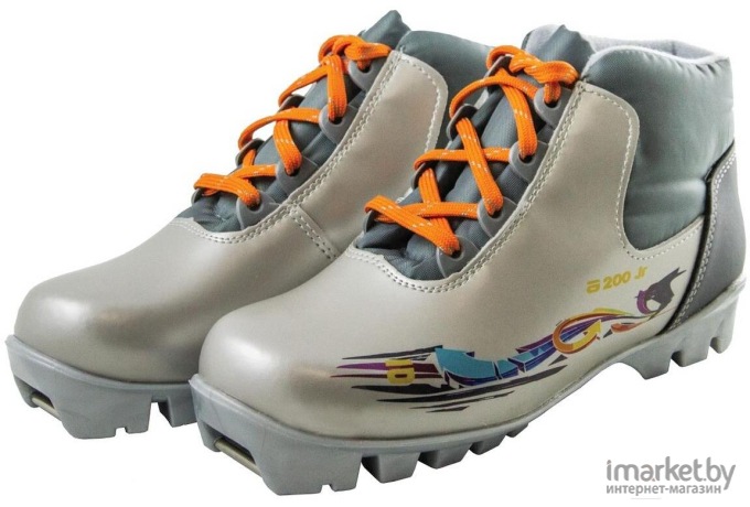 Ботинки для беговых лыж Atemi А300 Jr Grey NNN р-р 33