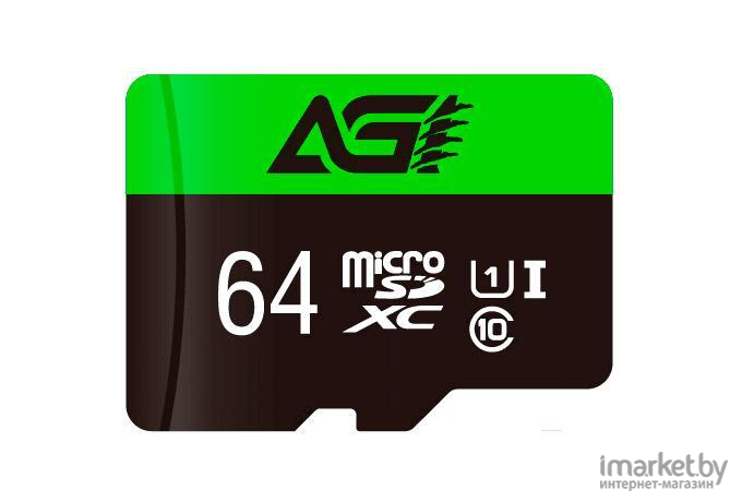 Карта памяти Agi TF138 64GB Class 10 (AGI064GU1TF138)