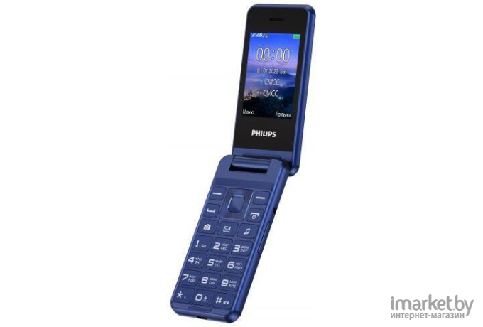 Мобильный телефон Philips Xenium E2601 синий