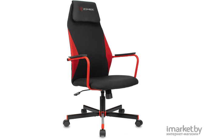 Кресло игровое Zombie ONE RED черный/красный