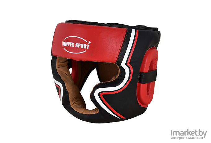Шлем боксерский Vimpex Sport 5042 L красный