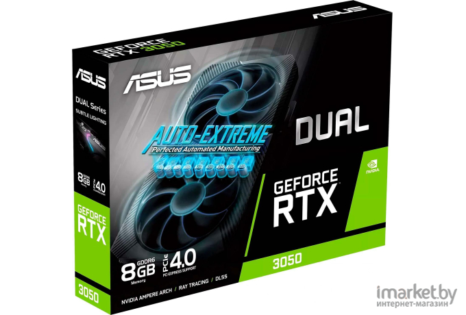 Видеокарта ASUS Dual GeForce RTX 3050 OC Edition 8GB (DUAL-RTX3050-8G)