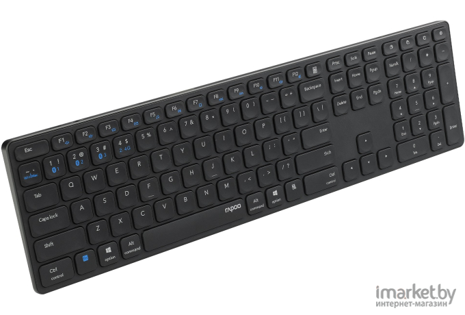 Клавиатура Rapoo E9800M темно-серый (14517)