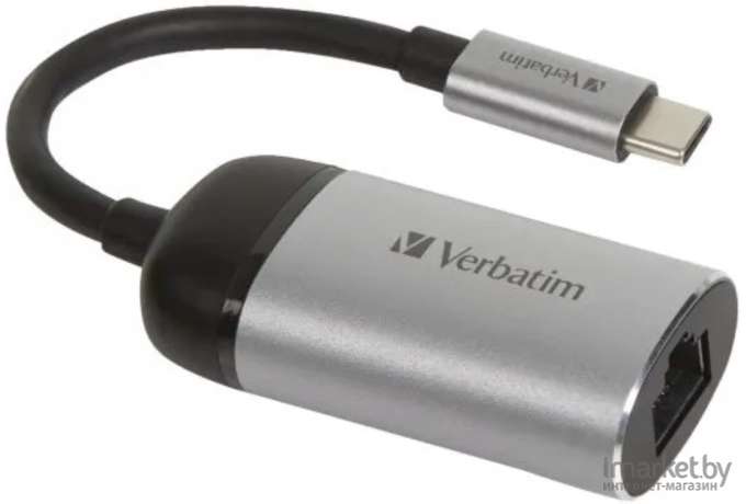 Переходник Verbatim USB Type-C - RJ45 (49146)
